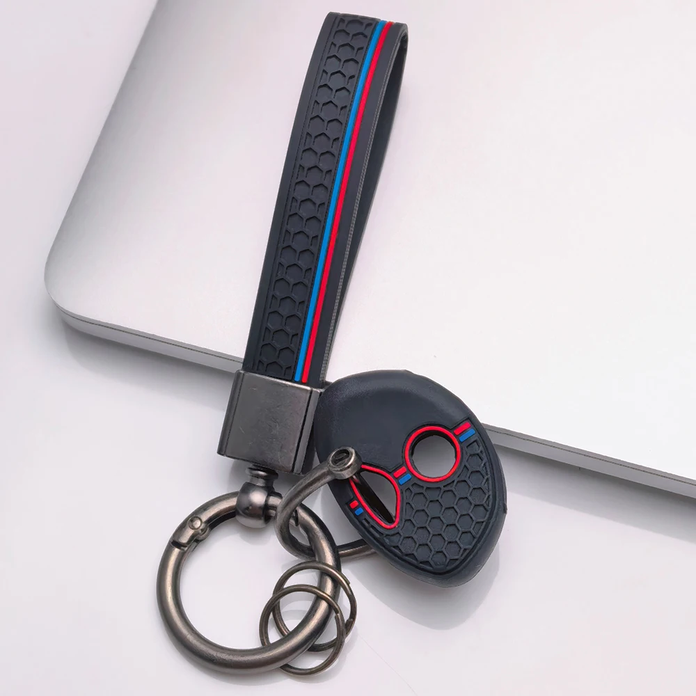 Key Holder Cover for BMW R1200RT R1250RT K1200R K1200S K1300R K1300S S1000RR F650GS F800GS with Keychain Anti-Scratch Shockproof