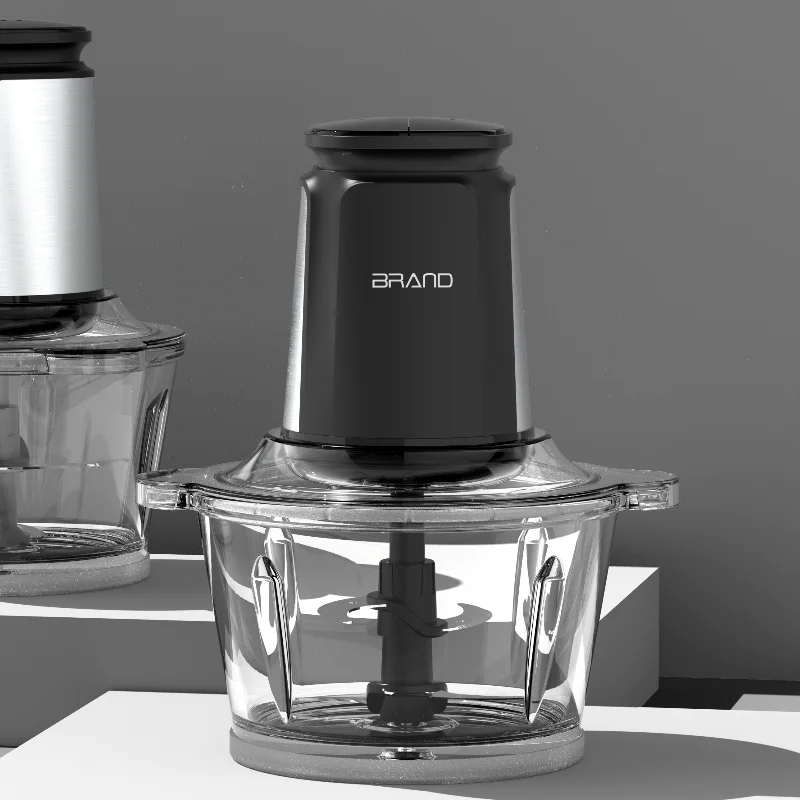 

New modelBest Mini Automatic Electric Stainless Steel Meat Grinder Vegetable Chopper 1.2L 2L 3L Kitchen Food Slicers