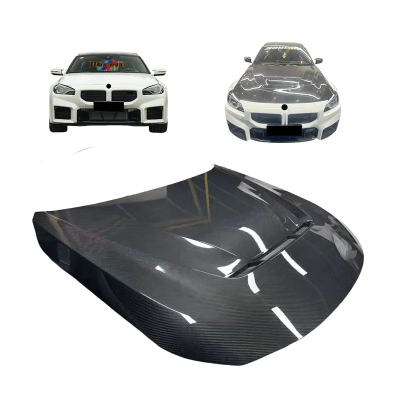 

High Quality Dry Carbon Fiber Bonnet Hood Engine Cover Car Accessories for 2 Series G87 M2 Engine Hoods