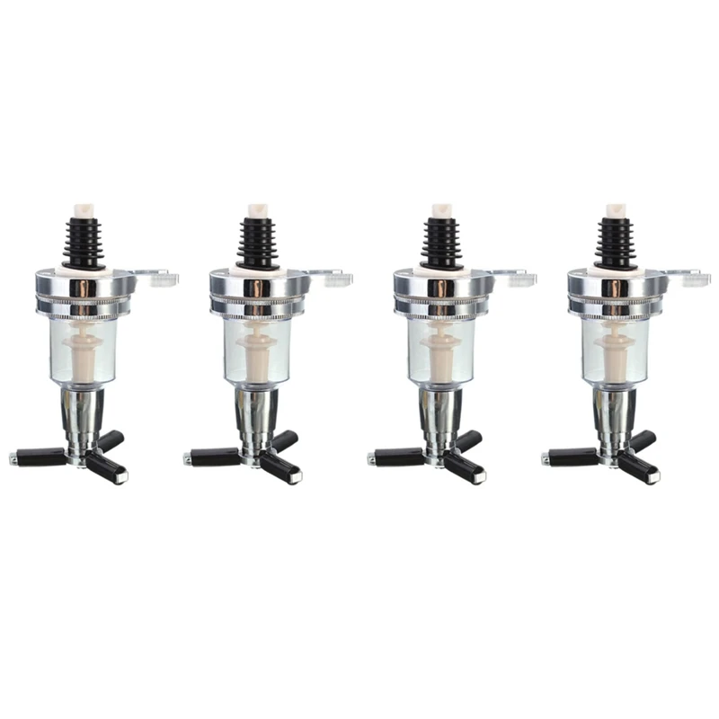 

4Pcs 45Ml/1.5Oz Bar Butler Wall Mounted Replacement Nozzle Shot Dispenser For Revolving Liquor Caddy Bottle Holder