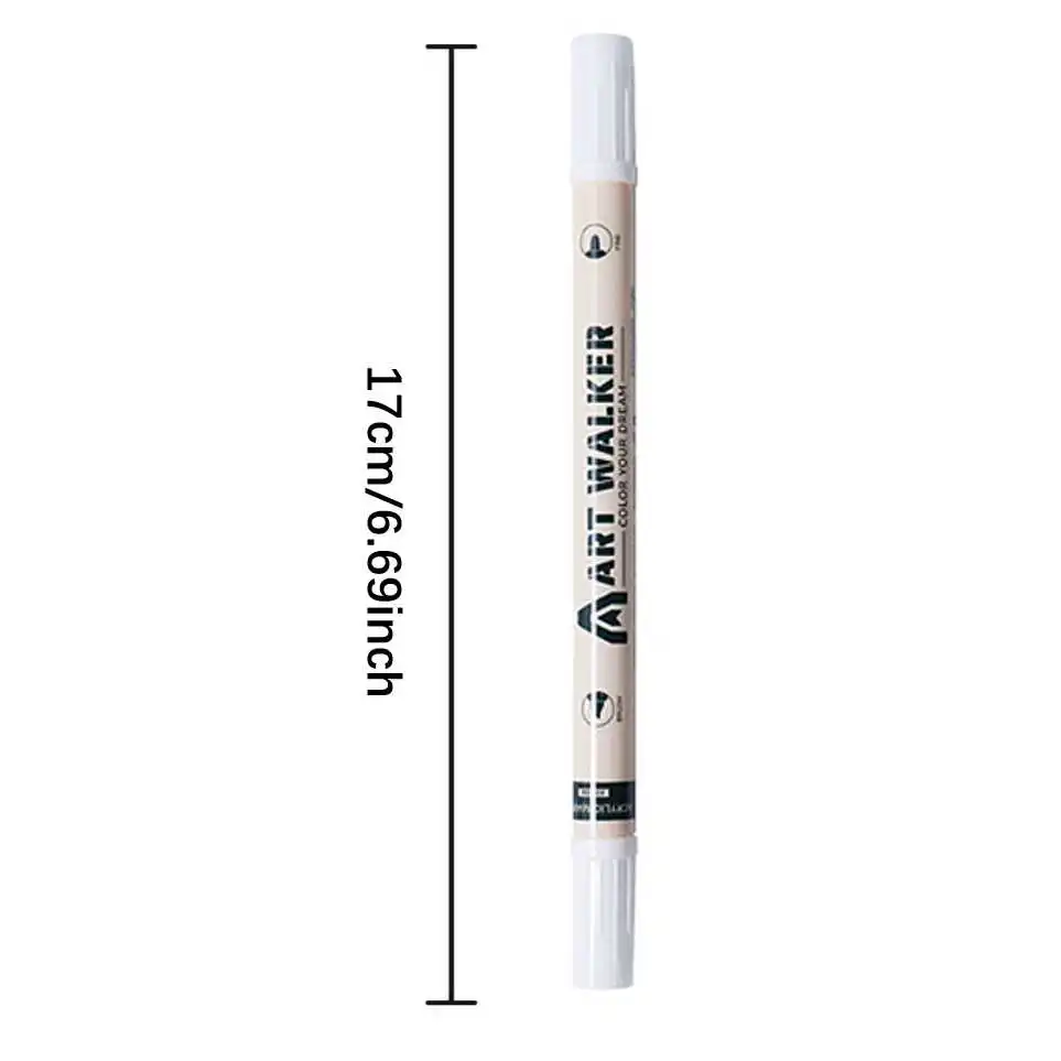 3pcs White Acrylic Paint Marker Pens for Rocks Glass and Wood