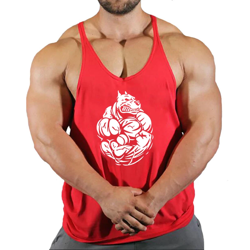 Fitness mężczyzna odzież sportowa t-shirt na siłownię mężczyźni męska kamizelka bez rękawów bluza Stringer koszulki szelki szelki Top podkoszulek