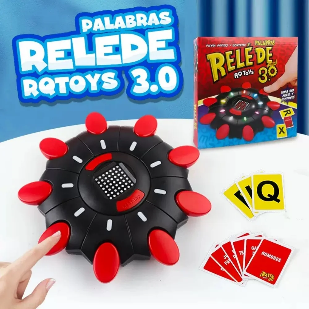 

New Desktop Word Game: Alphabet Board Toy - Fun Interactive Educational Toy for Kids, Portable Family Party Card Game