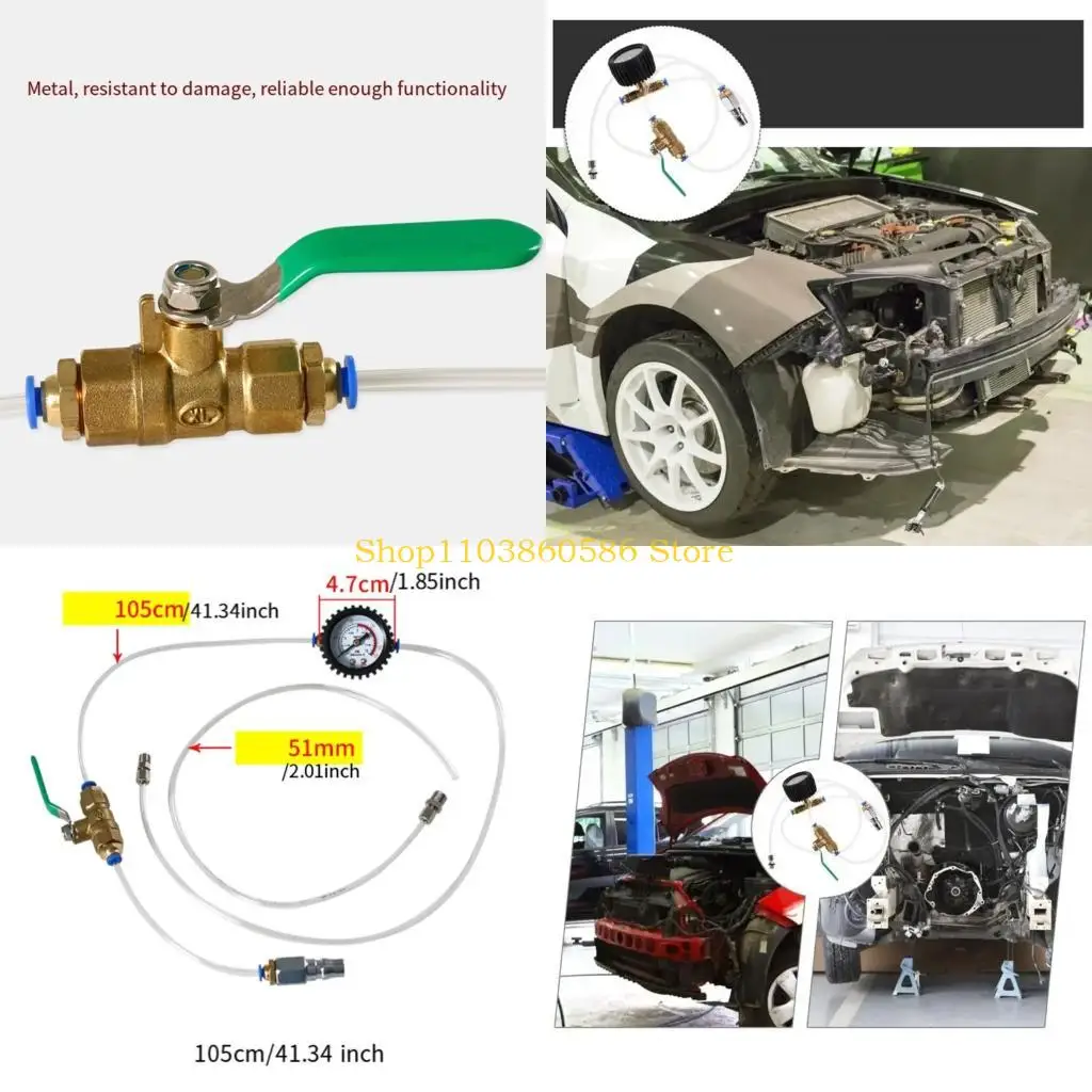 

242A Automotive Shock Absorbers Leak Detectors Tool with High Precisions Pressure Sensors