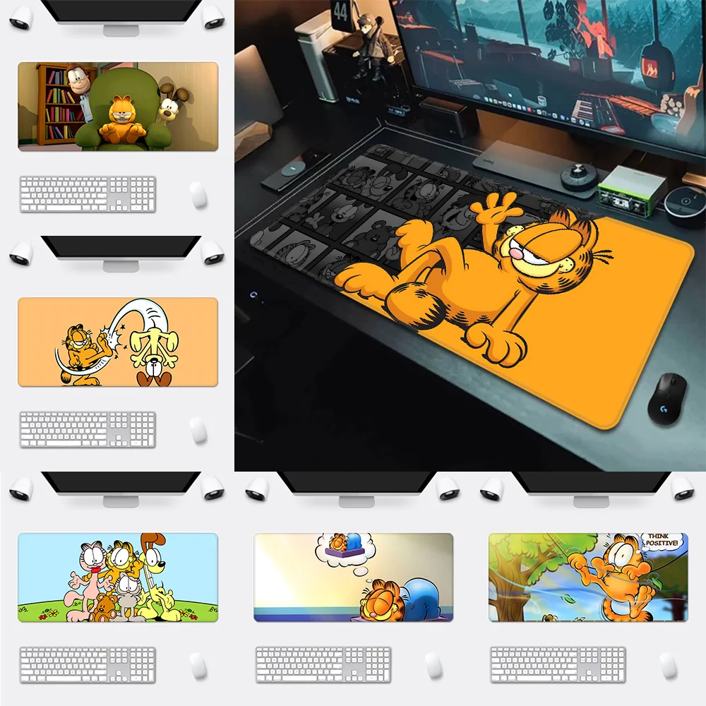 

Anime G-GarfieldS Mousepad HD Printing Computer Gamers Locking Edge Non-slip Mouse Pad XXL90x40cm Keyboard PC Desk Pad