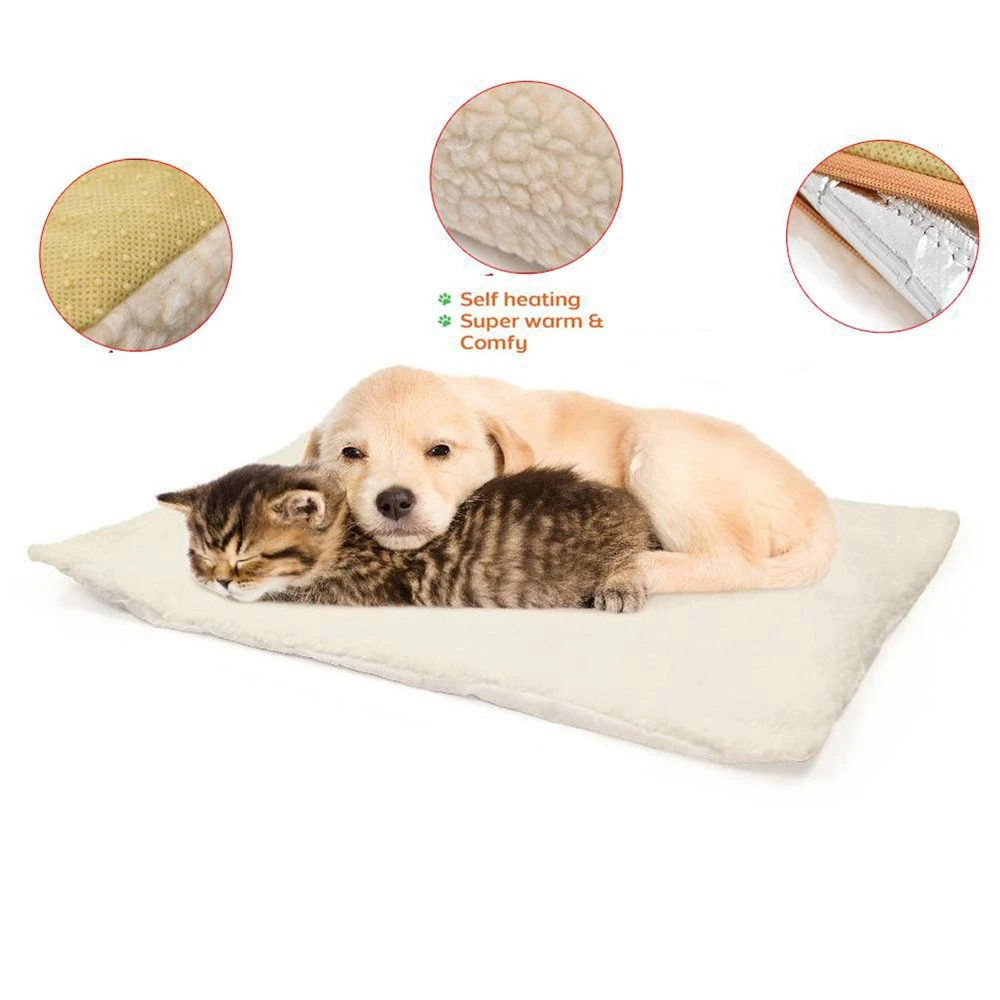 Coussinets auto-chauffants pour animaux de compagnie, couverture pour chien, lit pour chat, couverture pour chiot, couverture thermique pour animaux de compagnie, coussin de canapé, housse de couchage chaude pour la maison, hiver