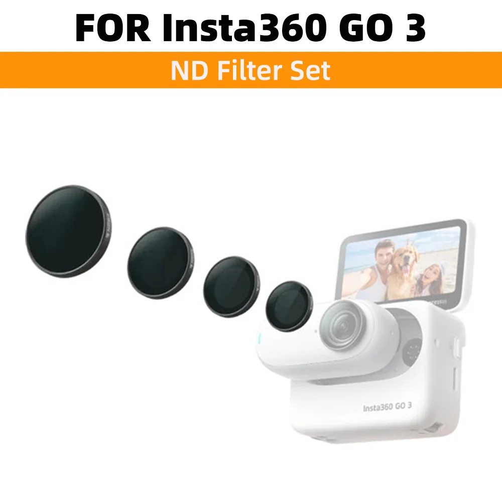 Insta360 GO 3 GO 3S Accessories-Pet Harness Mount|Carry Case|Lens Guard|ND Filter Set|Quick Reader|Mic wind Muff|Dive Case