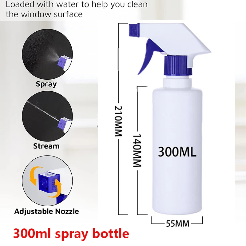 Alat Pewarna Jendela Kit Instalasi Film Pelindung Kaca Alat Pembersih Pengikis Pembungkus Vinil Mobil dengan Pisau Utilitas Botol Semprot 300ML