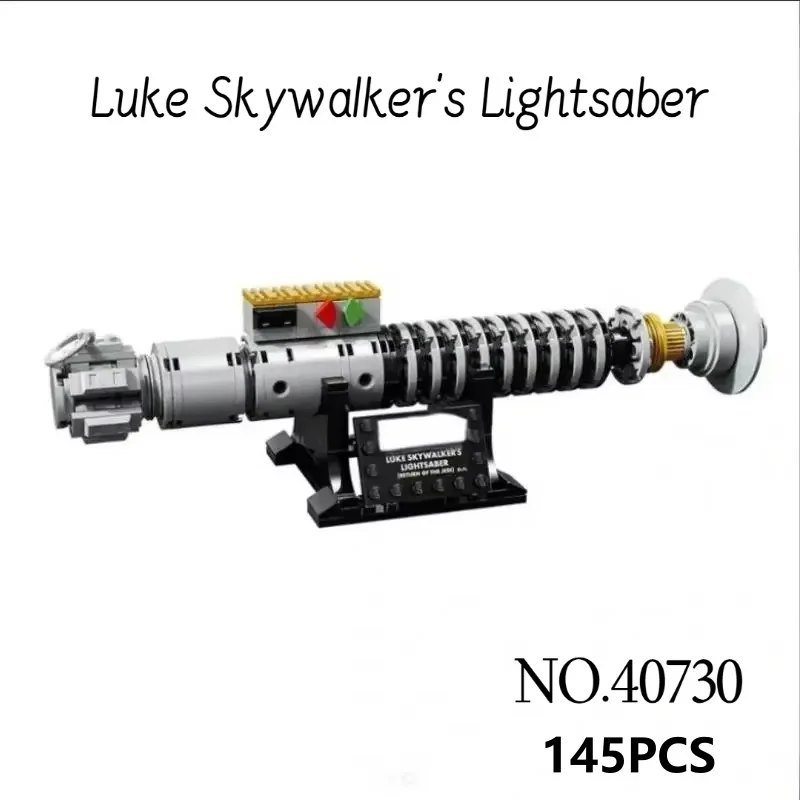 

Модель светового меча Люка Скайуокера 40730, конструктор, подарок, 145 деталей, развивающая игрушка для детей