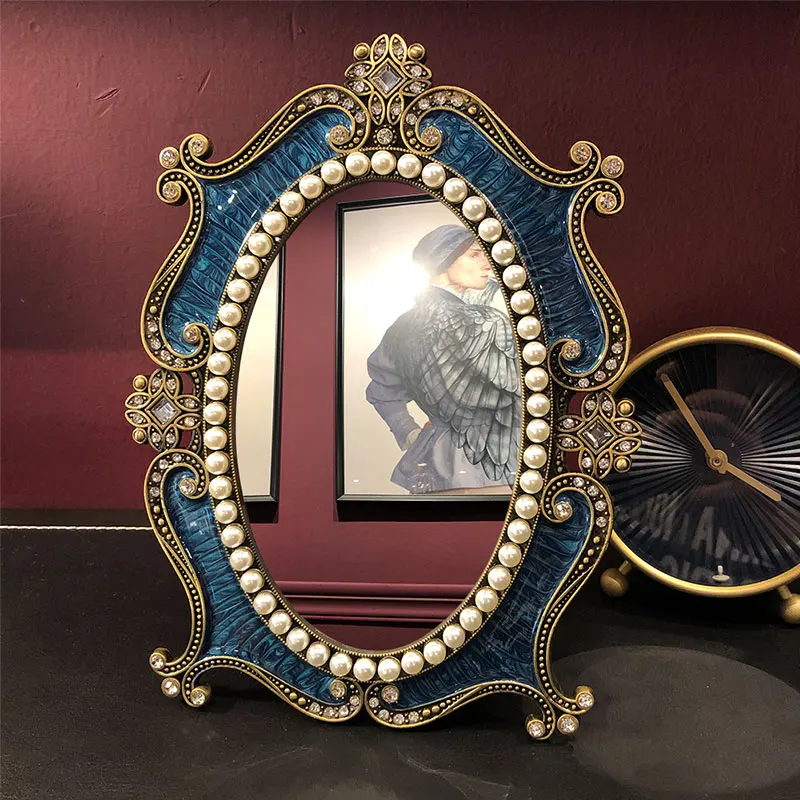 

Vintage Star Mirror Art Irregular Living Room Items Twisted Wonderland Mirror Funky Nordic Cosmetics Spiegels Home Products