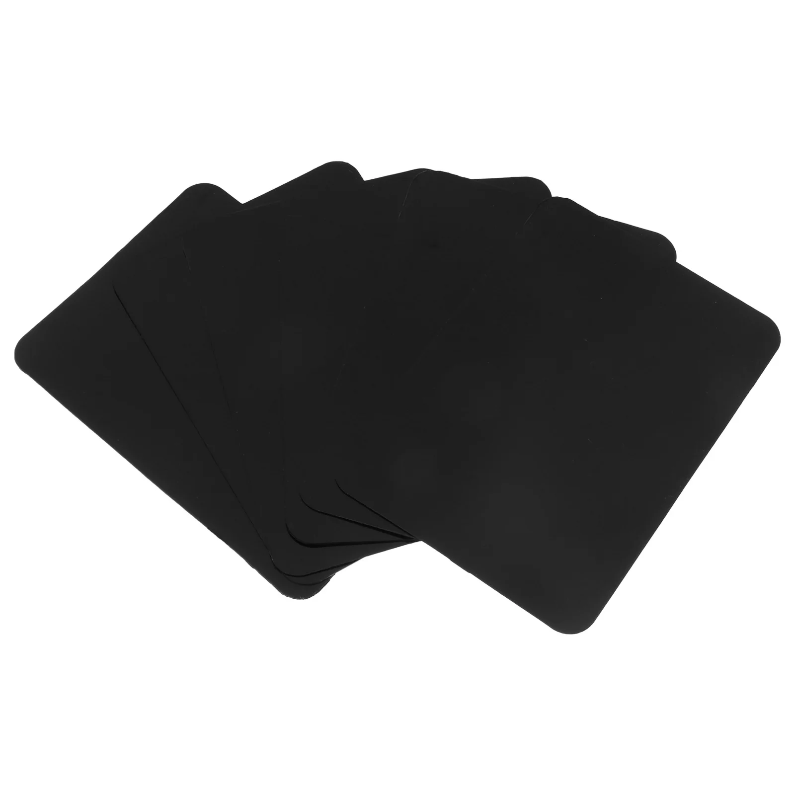 6 قطعة لوحات الأسعار قابل للمسح إعادة الكتابة العلامات السوداء البلاستيكية لسوبر ماركت متجر بيع بالتجزئة عرض الإعلان لوحات التدليك القابلة للمسح #5