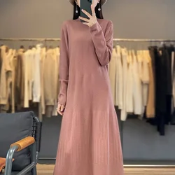 Sweaters Hot Sales With Free Shipping Cashmere Dress For Women Knit Jumpers 2023 Winter Lady Pullovers NJ01