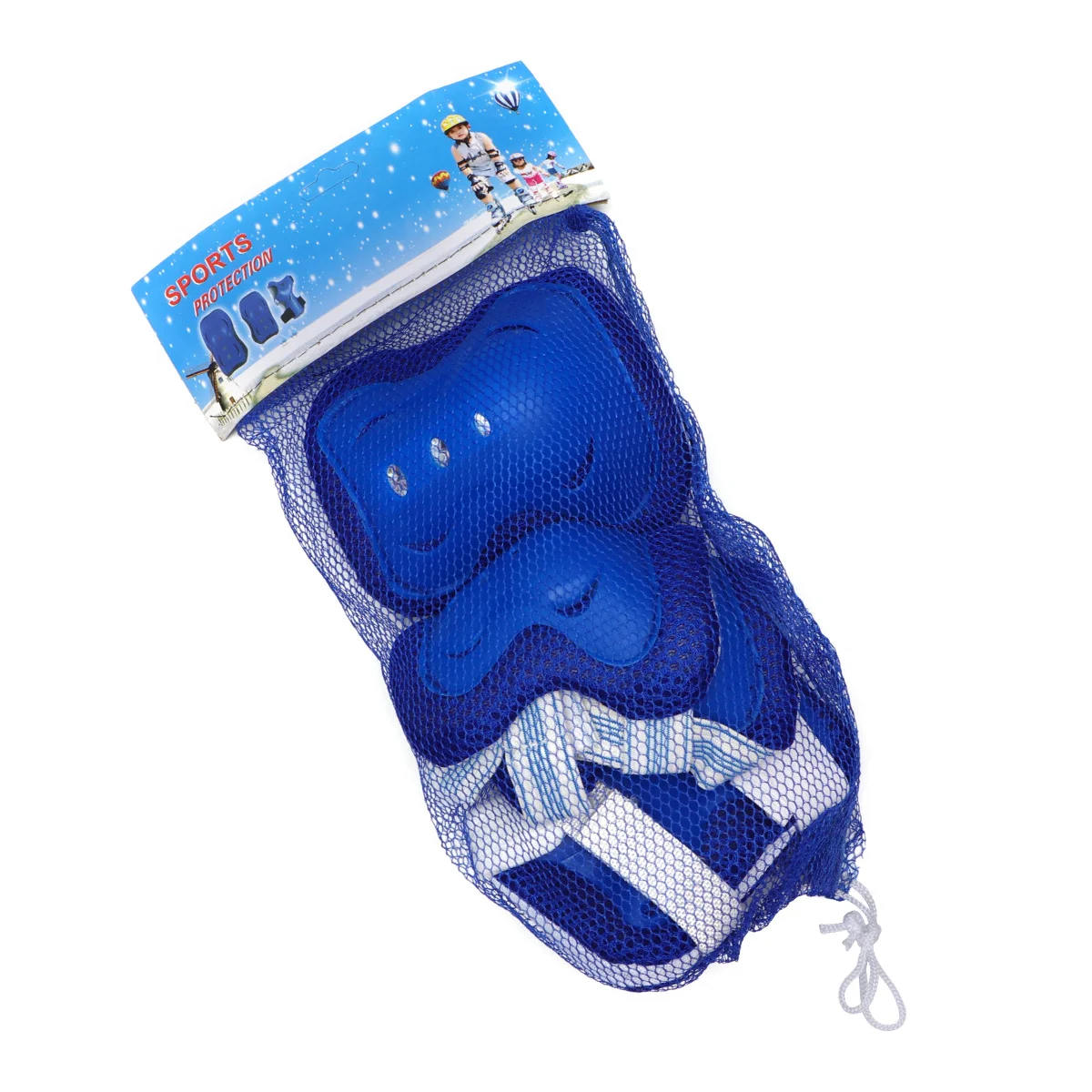 

1Set Roller-Skate Protective Gear Thickened Shock-Absorbing Protector Sports Combo Kit for Cycling Skateboarding Knee Elbow