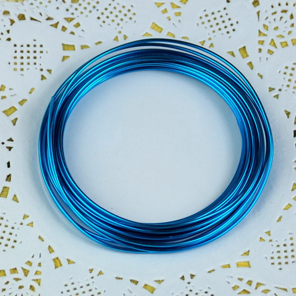 

12 шт., алюминиевая проволока, разноцветная гибкая проволока «сделай сам», для изготовления ювелирных изделий, браслет, ожерелье, принадлежности для рукоделия, бисер