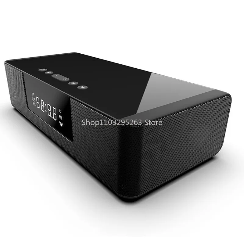 Hands-Free Call Smart Alarm with Remote Control Audio Wireless Charging Sound Heater Bluetooth Speaker