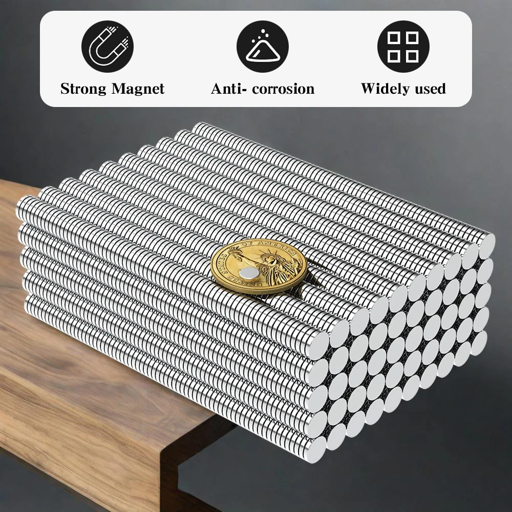 6x2mm imans Refrigerator magnets for DIY Office Whiteboard Workshop Suitable Tools Home Workplace