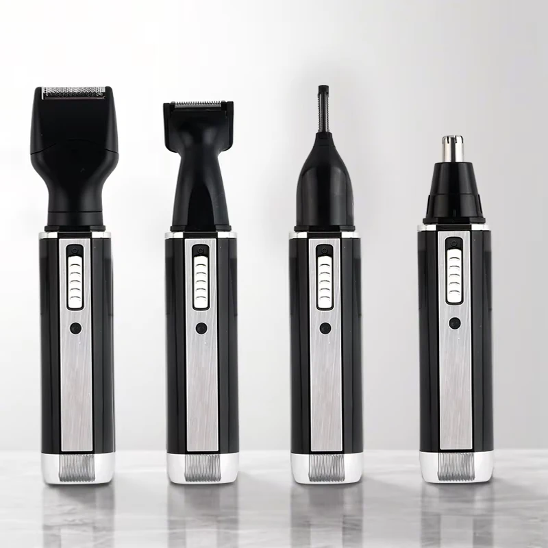 

Портативная многофункциональная мужская электрическая машинка для стрижки волос «четыре в одном» с триммером для волос в носу для домашнего использования в гараже