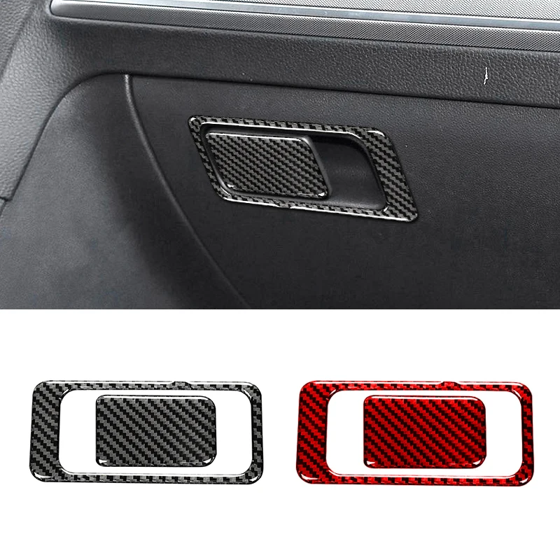 

Carbon Fiber Car Copilot Center Control Holder Panel Decor Sticker Interior Accessories for For Volkswagen VW Golf 7 GTI MK7