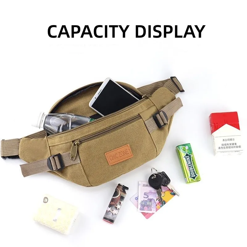 Heren Tactische Outdoor Wandelen Heuptas Multifunctionele Berg Camouflage Waterdichte Nylon Militaire Tas Telefoon Fitness Tassen