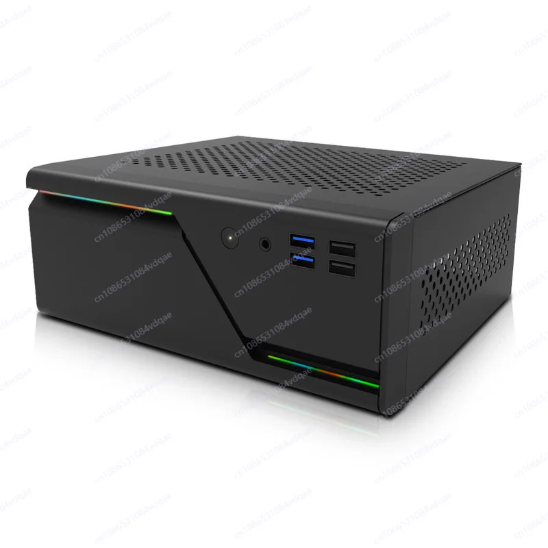 mini-computer-desktop-empty-chassis-5v-argb-panel-4usb-support-small-1u-power-supply-itx-main-board