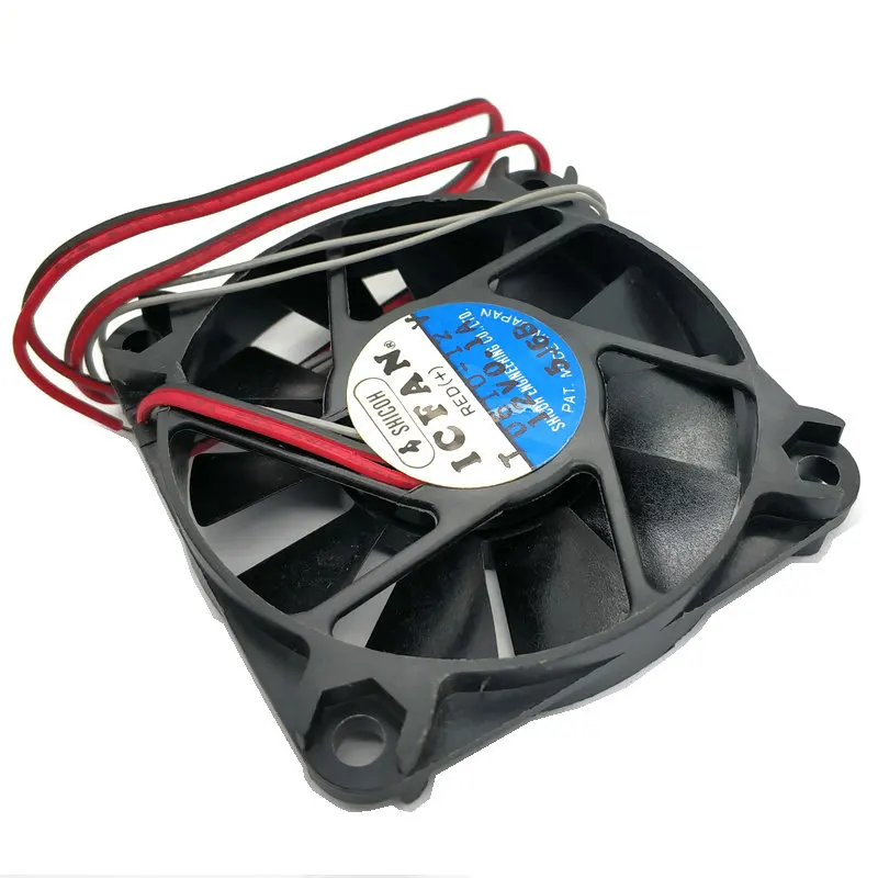 for ICFAN 0610-12V DC12V 0.1A 6010 2Lines with temperature control Cooling fan hzdo