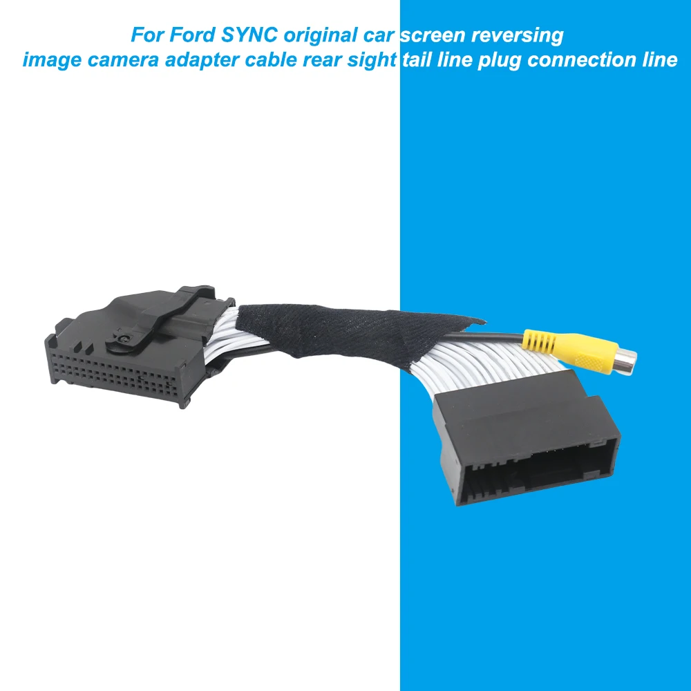 para-ford-sincronizacao-original-tela-do-carro-invertendo-imagem-camera-adaptador-cabo-de-visao-traseira-linha-traseira-plug-linha-conexao