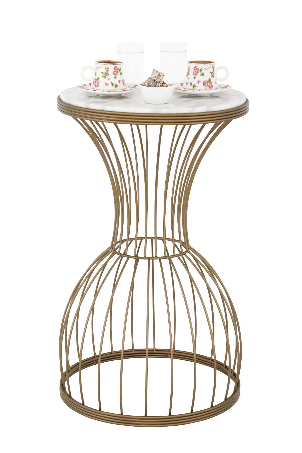 Style 2 Way Tumbled Coffee Table Top material Marble pattern Wood Coffee Table