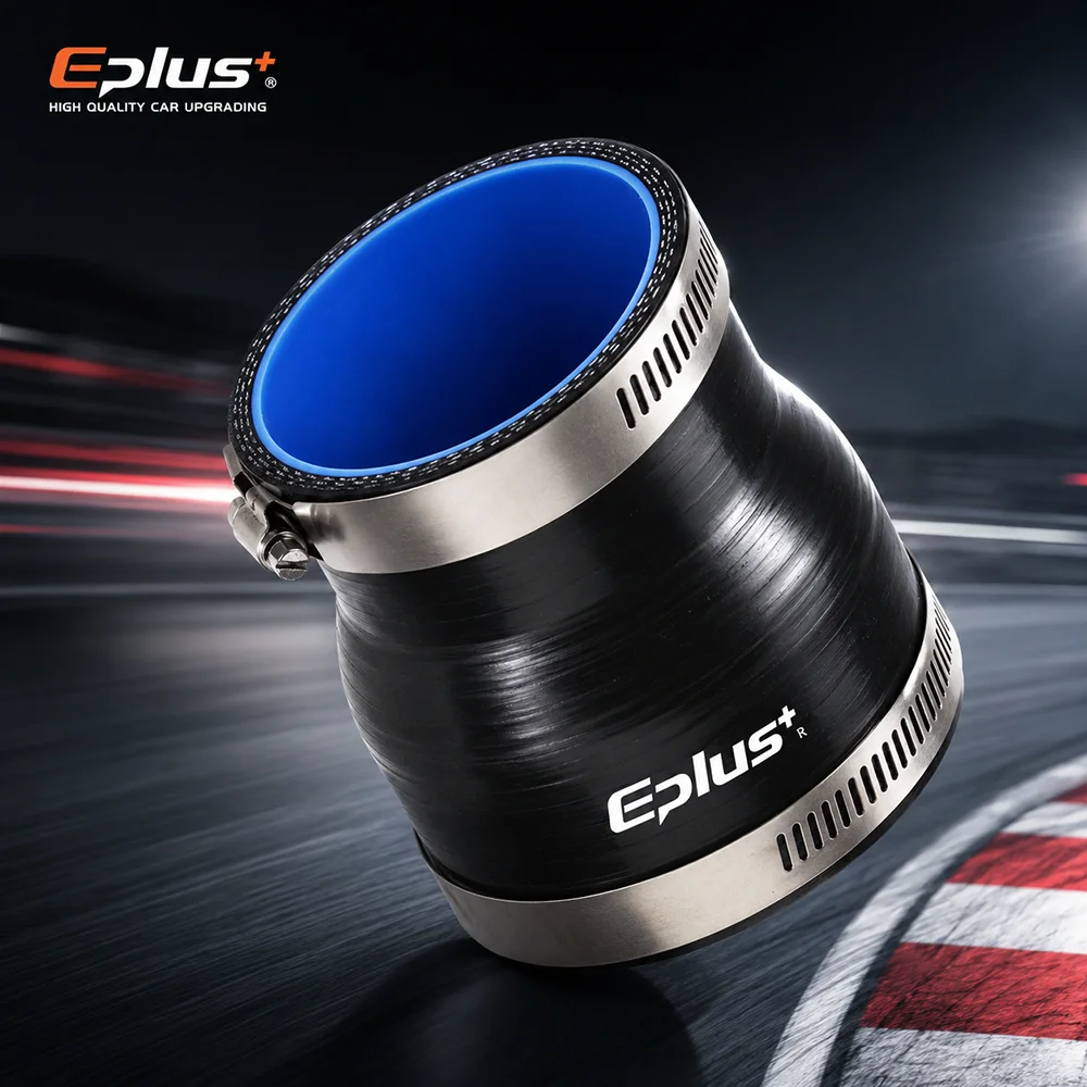 Adaptador Universal de Silicone Preto para Tubulação de Carro, Conector de Mangueira para Turbo, Intercooler e Redutor de Alta Temperatura