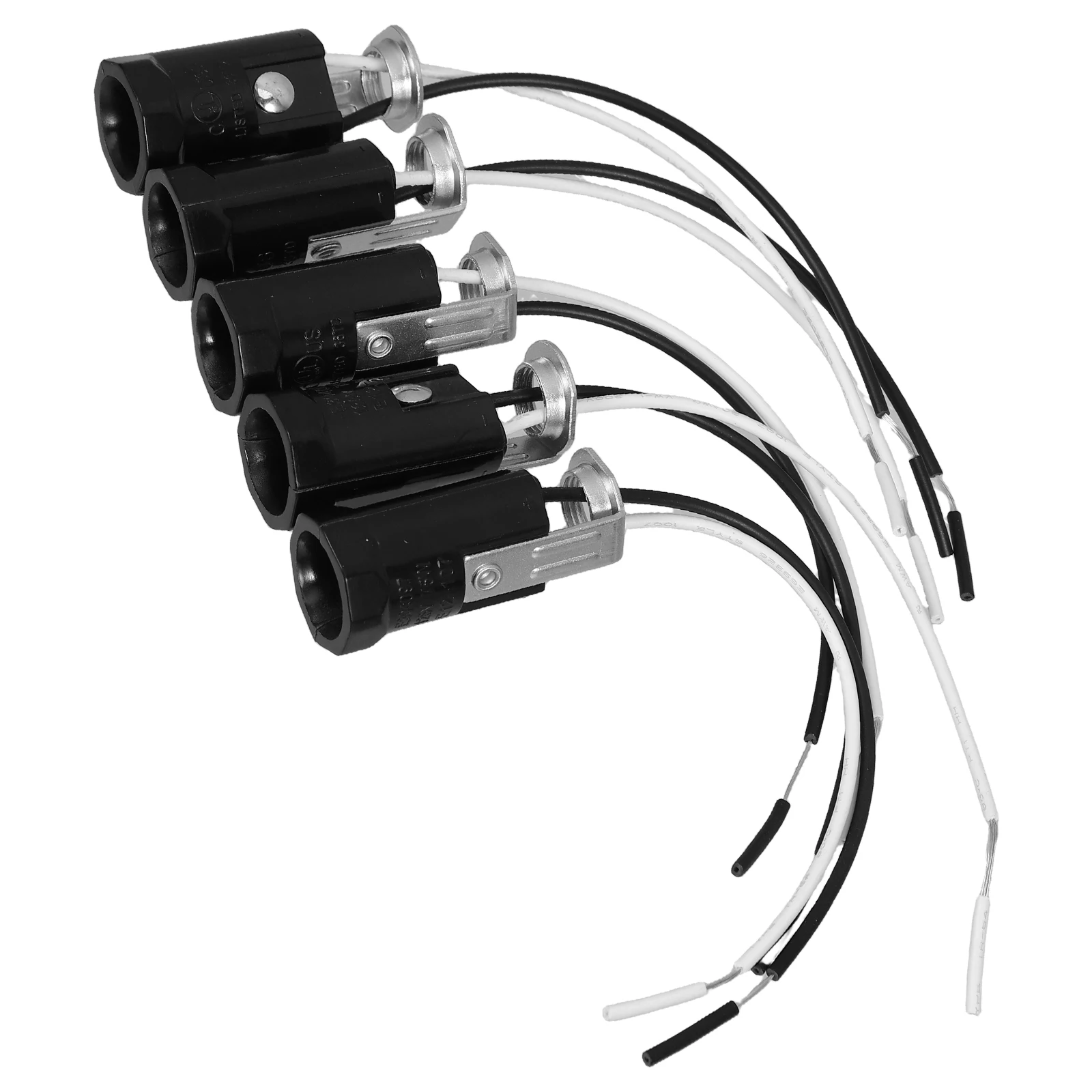 

5Pcs E12 Lamp Holder Plug-in Socket Small Light Bulb Vintage Chandelier Ceiling Adapter Conductive Wire Safe Durability