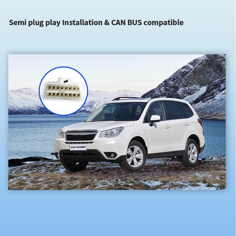 EASYGUARD CAN BUS Plug & Play cocok untuk sistem alarm mobil Subaru Outback 2010 PKE, starter jarak jauh, tombol start