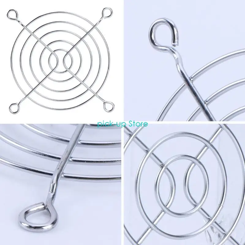 Q5WA Metal 80 -мм ПК -компьютер вентилятор монтаж Гриль для защитной крышки, упаковка 1