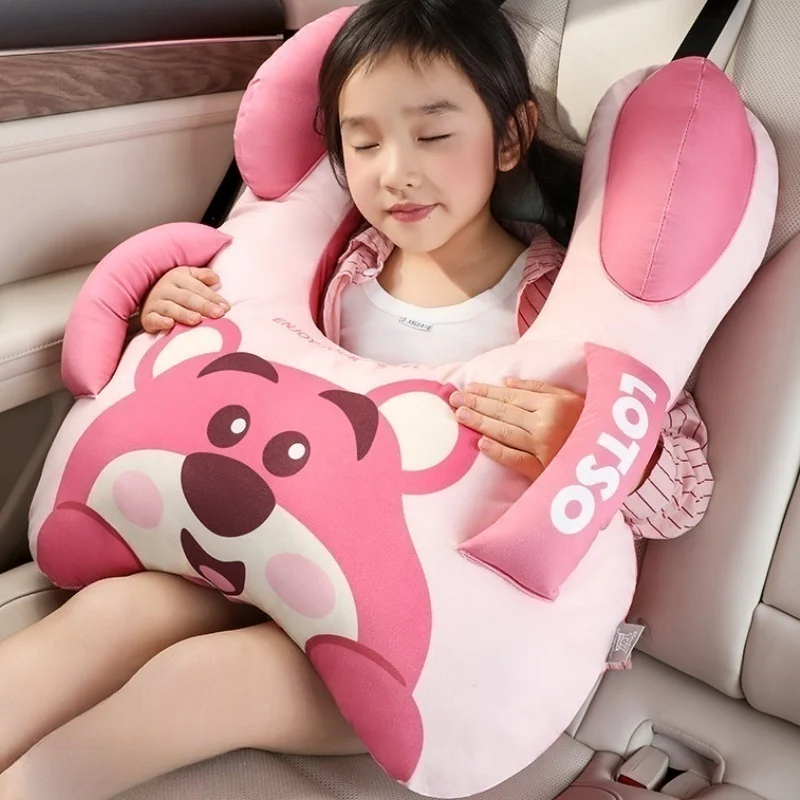 

Disney Mickey Minnie Movie And Television Peripherals Car Headrests Rear Anti-Drop Neck Guards Sleeping Artifact Gift