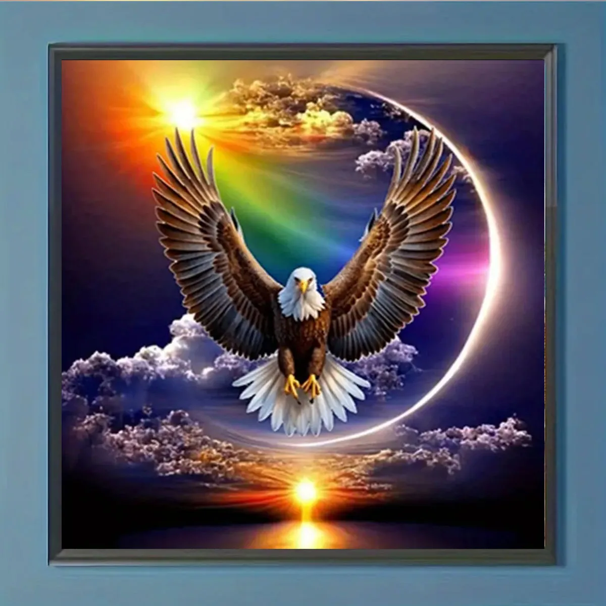 

Набор 5D алмазной живописи, красочная круглая акриловая алмазная художественная вышивка, полный набор алмазной вышивки крестом «сделай сам», подходит для H