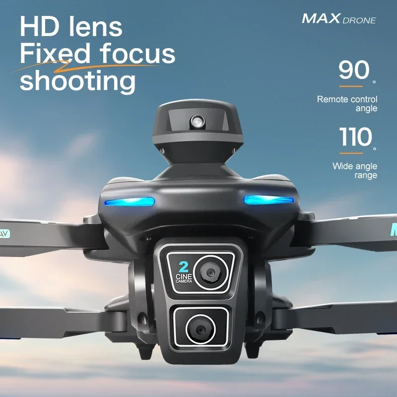 Nowy XT-606 Max Drone 4k/6k HD 2.4G podwójny serwomechanizm przepływ optyczny bezszczotkowy składany podwójny aparat WIFI profesjonalna kamera