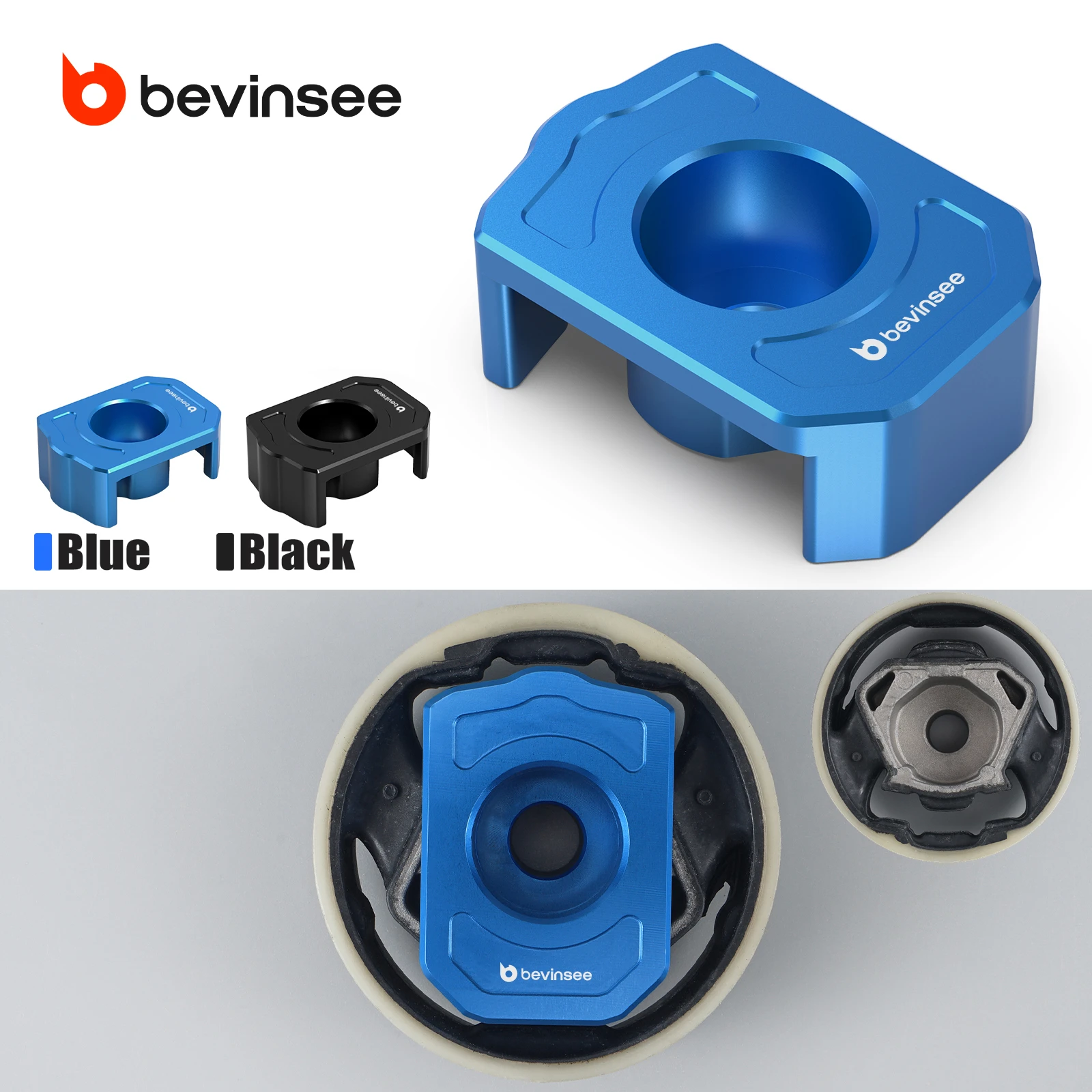 BEVINSEE Lower Motor Mount Insert for VW Golf 7 for Passat B8 for Tiguan 2, for Audi A3 S3 8V/8Y, for SEAT for Cupra for Skoda