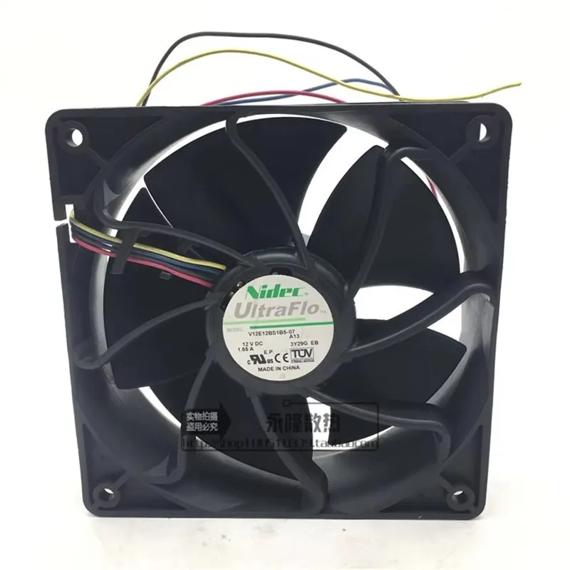 New original V12E12BS1B5-07 12v 1.85A 12CM 120 * 120 * 38MM server chassis cooling fan