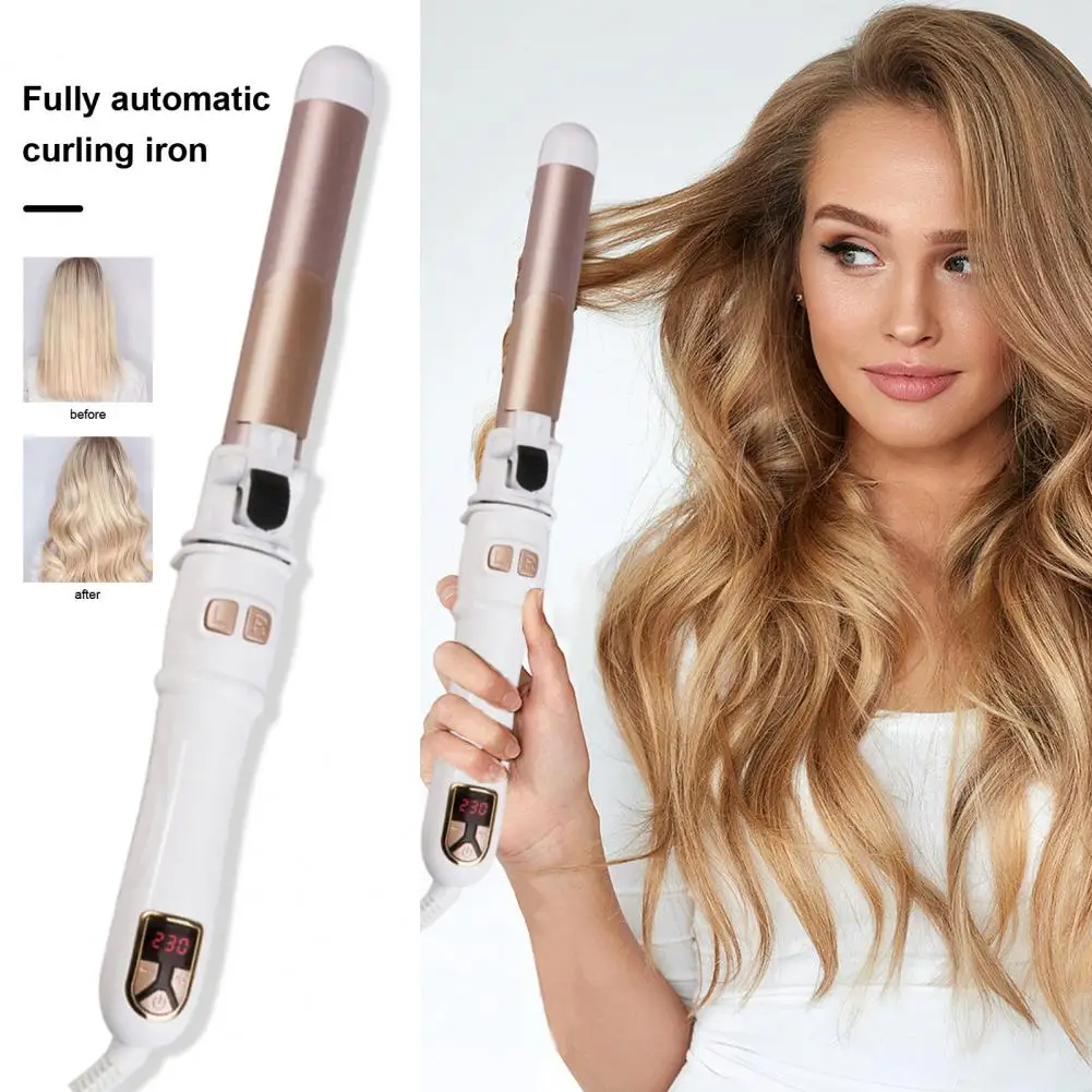 Full Automatic Curling Iron Hair Curler Tourmaline Ceramic Fast Heating Curling Iron Rotating Roller Auto Rotary Styling Tool