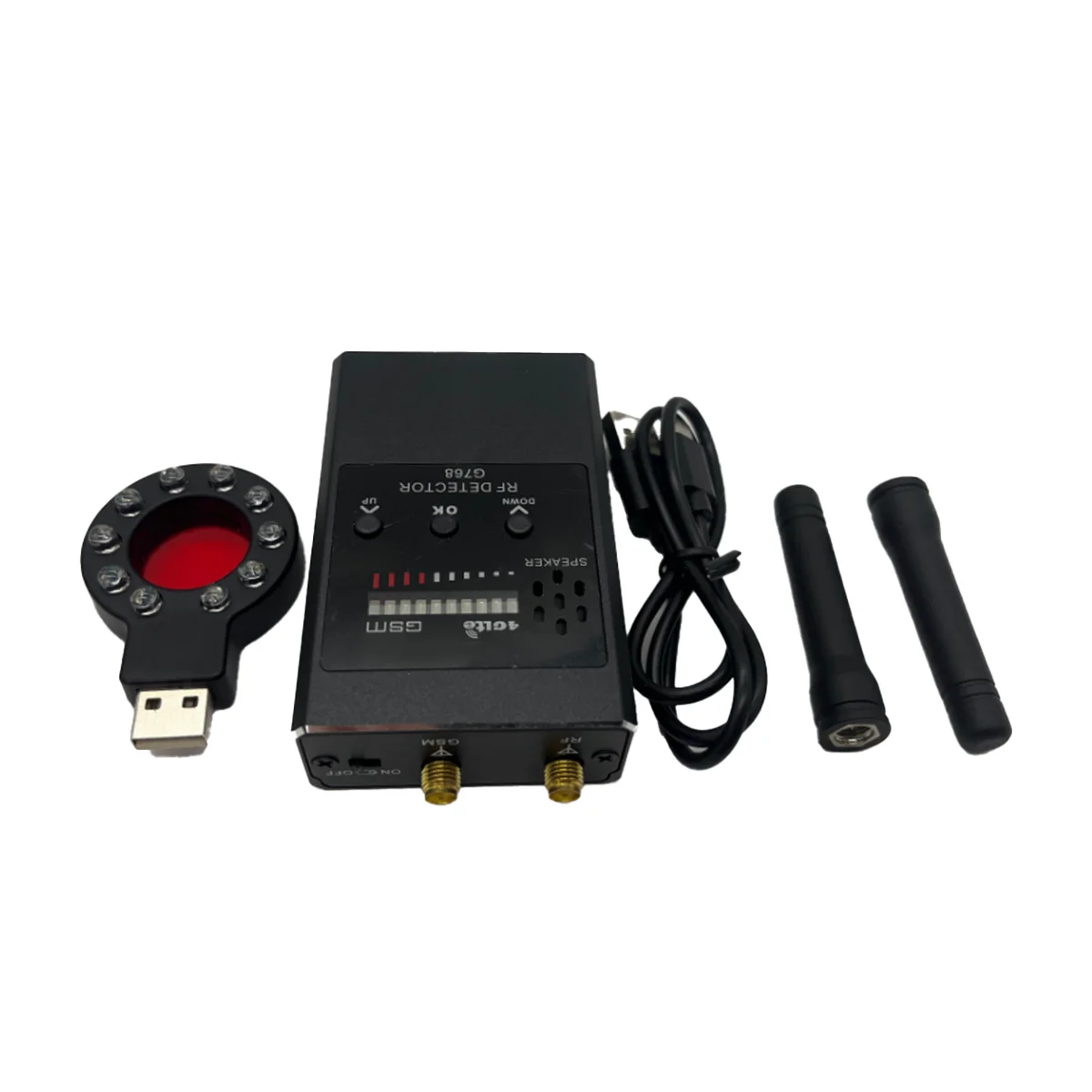 

anti spy gadgets Travel - Friendly Privacy Detector Find Hidden Devices 1000mAh Battery 10 - Level LED Indication