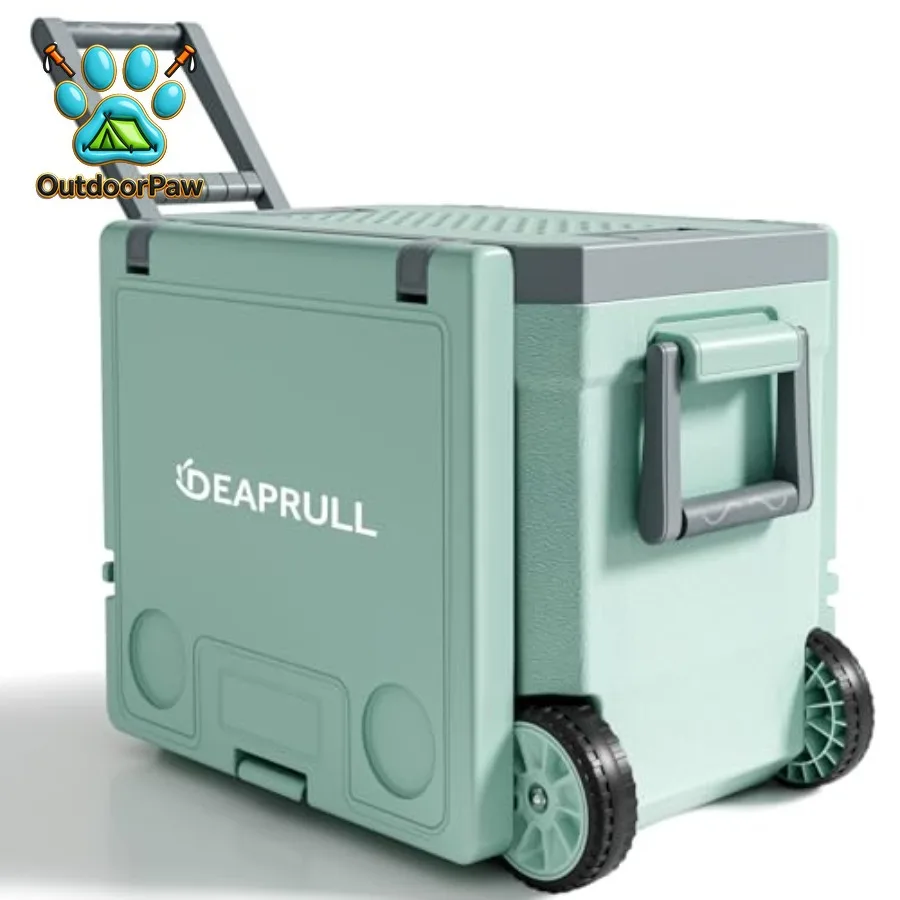 Quart Wheeled Cooler Portable Insulated Hard Cooler for Camping Beach Boat Fishing Holds Ice up to 6 Days Leak-Proof Ultra-L