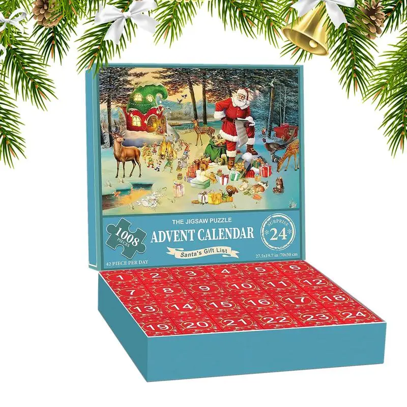 

Jigsaw Puzzle Advent Calendar Calendar Countdown 24 Days Jigsaw Puzzles Christmas Countdown Calendar For Kids Funny Holiday