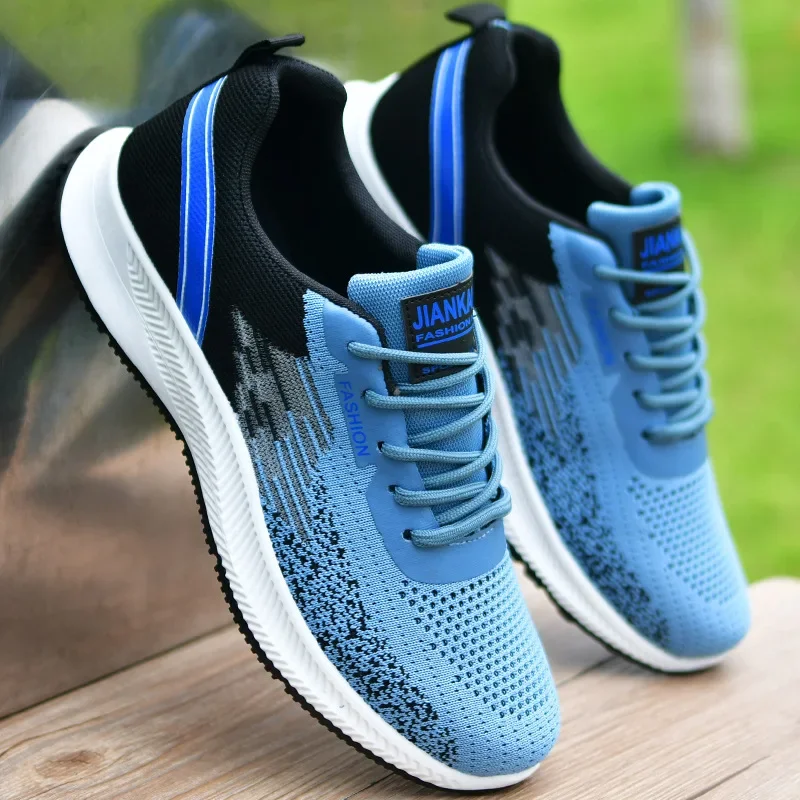 

Fashion Running Shoes for Men Breathable Men's Designer Mesh Sneakers Lace-Up Male Sneaker Outdoor Sports Tennis Shoes