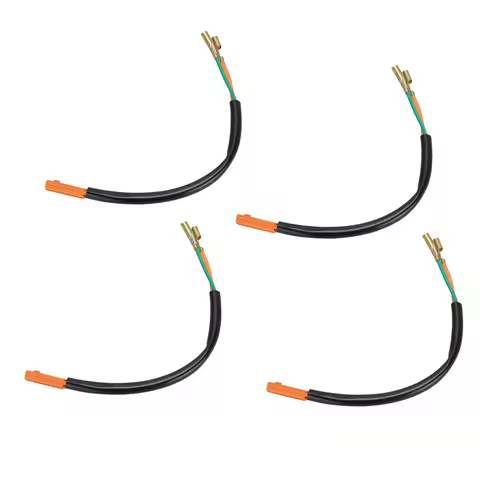 4Pcs 2 Wire Turn Signal Adapter Plug Connector Fit for Honda CBR500R 600RR 650F 650R 1000RR CRF250L 300L CTX700N MSX125 NC700