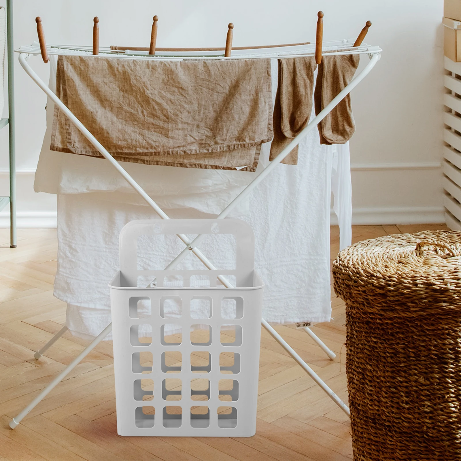 

Hanging Collapsible Laundry Basket Baskets Door Hamper Foldable Hampers Clothes
