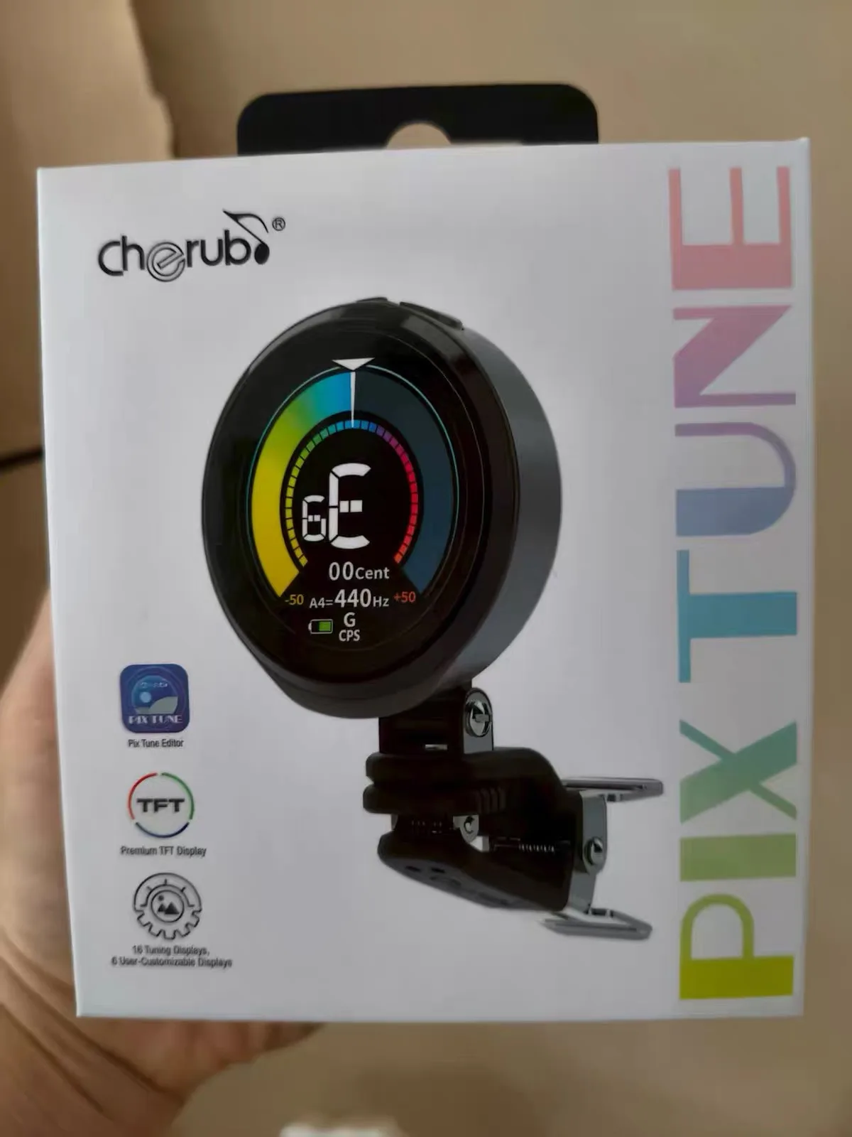 cherub-wst-915li-tuner-pix-avec-ecran-tft-colore-pince-en-acier-inoxydable-durable-16-modes-prise-en-charge-des-applications-android-ios-windows-mac