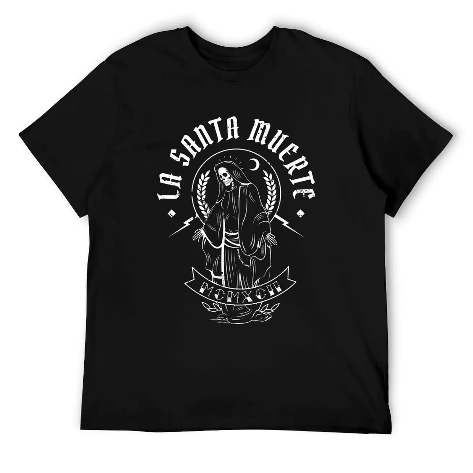 

La-Santa Muertes Graphic Praying For Мужская женская футболка мужская футболка из плотного хлопка мужские футболки хлопковая футболка