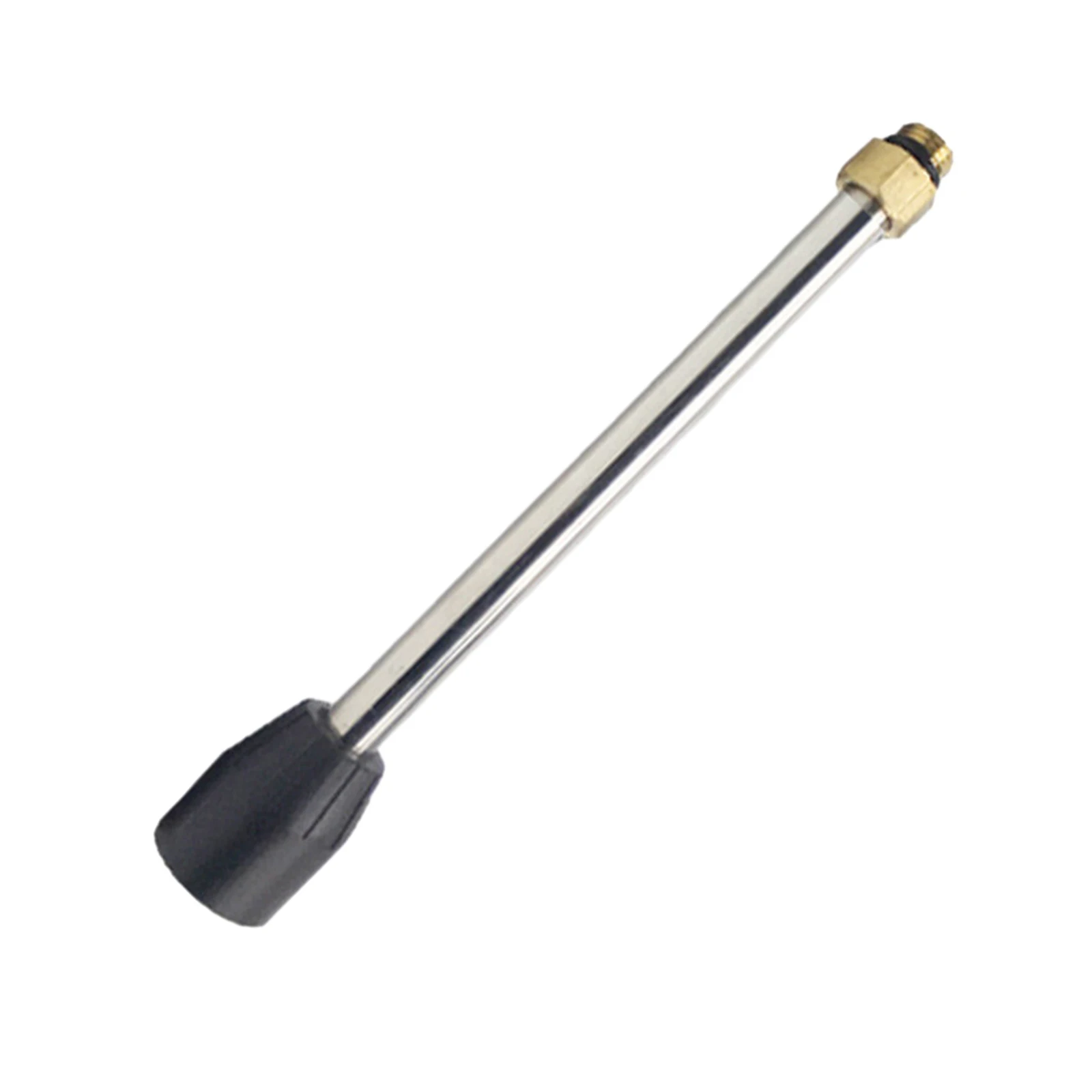 Pressure Washer Jet Extension Wand with 14mm x 1.5mm Threaded Fitting for Increased Reach During Automotive Cleaning