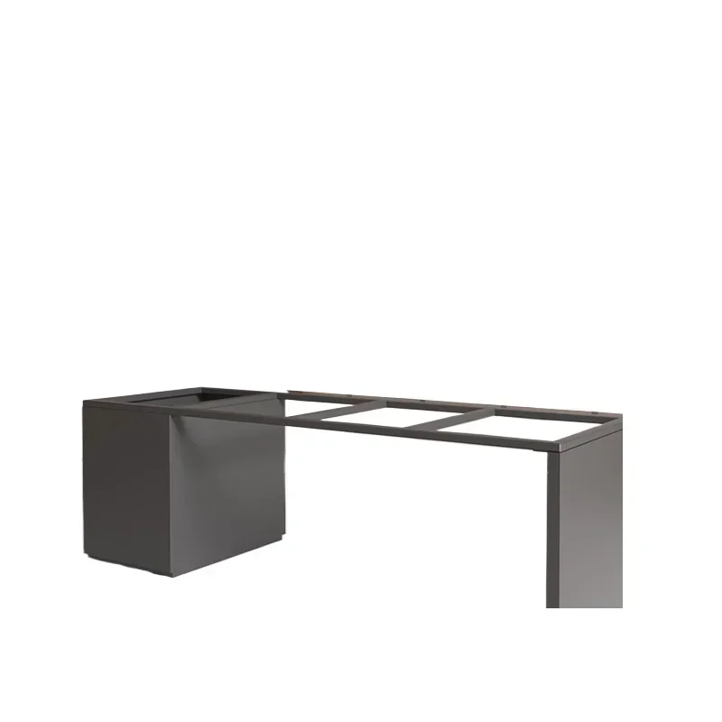Solid wood large board foot support frame Light luxury rock slab tea table leg bracket Island bar table leg b