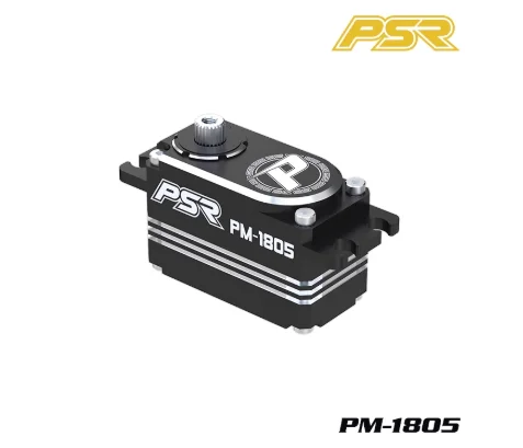 Image of PSR Power Star PM-1805W Hochwertiges, kurzgeformtes, bürstenloses Rennservo aus Aluminiumlegierung mit 18 kg Drehmoment und 0,05 Sek. für RC-Auto-Trucks