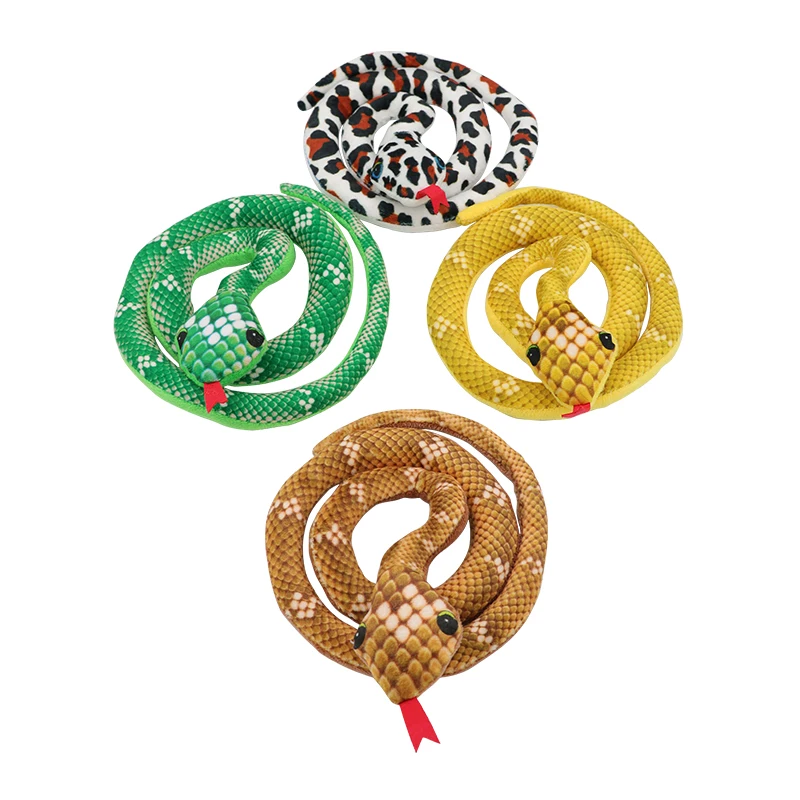 The new plush snake series of cat toys includes blaring paper bite resistant interactive fun pet supplies