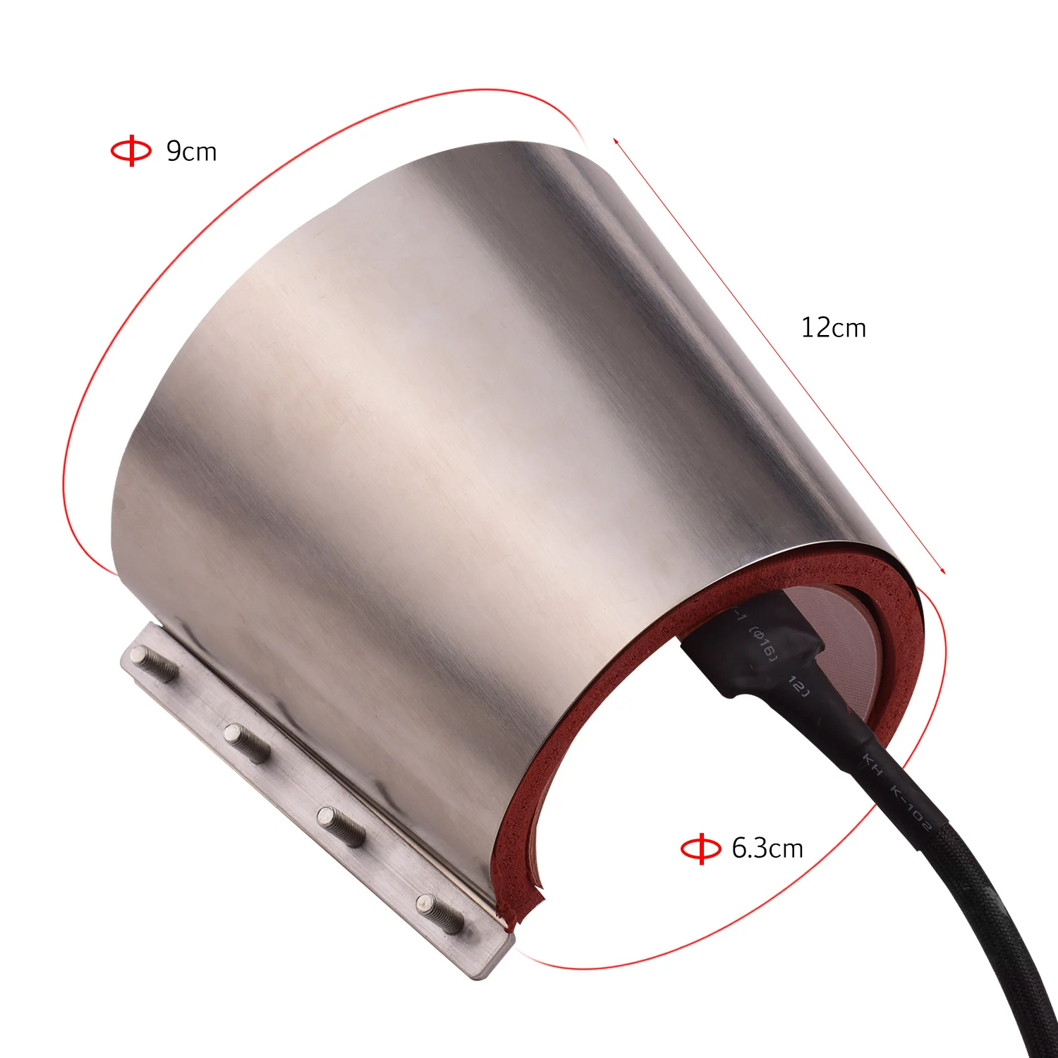 [【New】Conical Mug Cup Press Heating Transfer Attachment Silica Gel 12oz 110V for Heat Press Machine Transfer Sublimation
